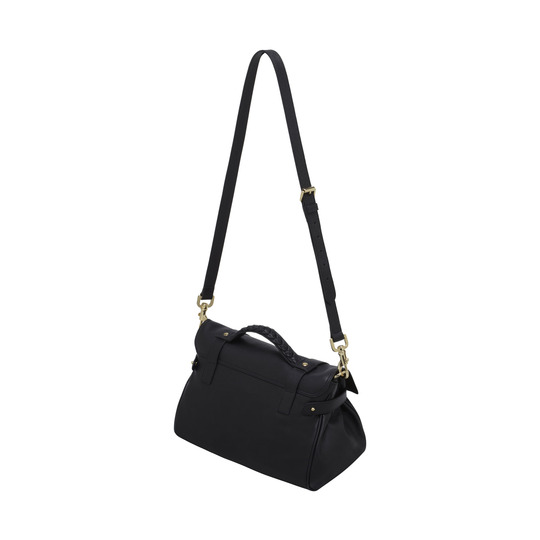 Mulberry Alexa Black Polished Buffalo With Soft Gold - Click Image to Close