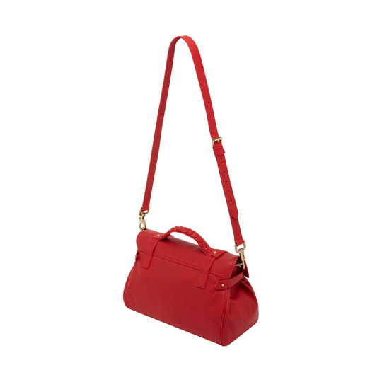 Mulberry Alexa Bright Red Polished Buffalo - Click Image to Close