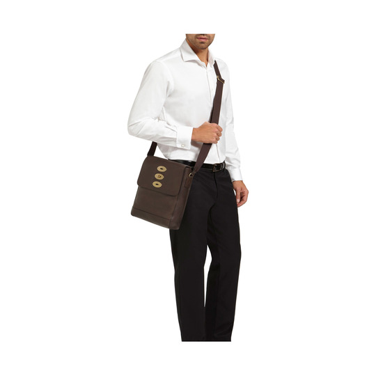 Mulberry Slim Brynmore Chocolate Natural Leather - Click Image to Close