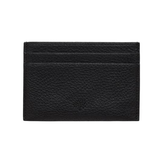 Mulberry Credit Card Slip Black Natural Leather - Click Image to Close