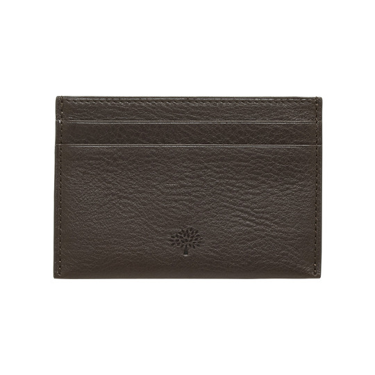 Mulberry Credit Card Slip Chocolate Natural Leather - Click Image to Close