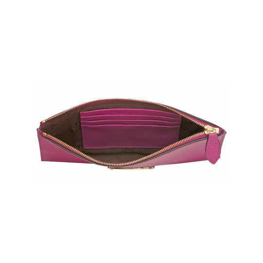 Mulberry East West Pouch Mulberry Pink Glossy Goat - Click Image to Close