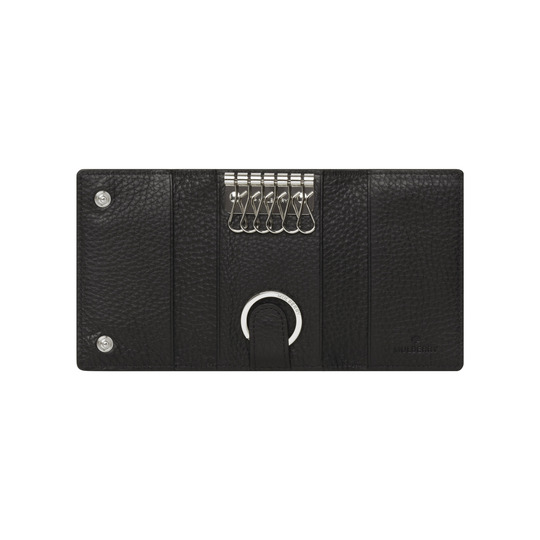 Mulberry Key Case Black Natural Leather - Click Image to Close