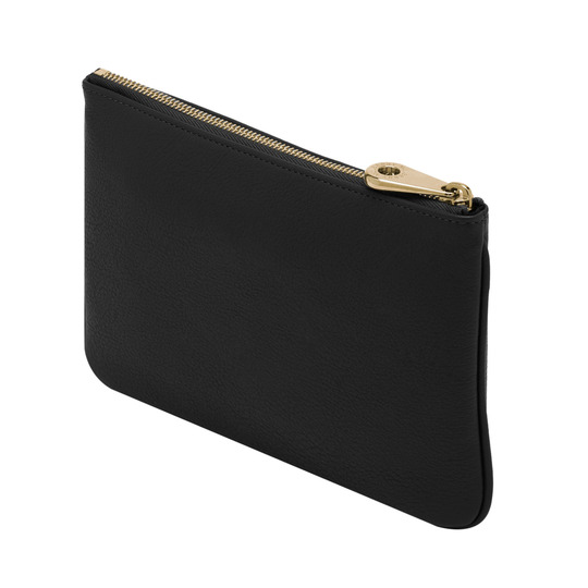 Mulberry Daria Pouch Black Spongy Pebbled - Click Image to Close