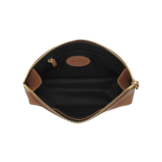 Mulberry Make Up Case Oak Natural Leather - Click Image to Close