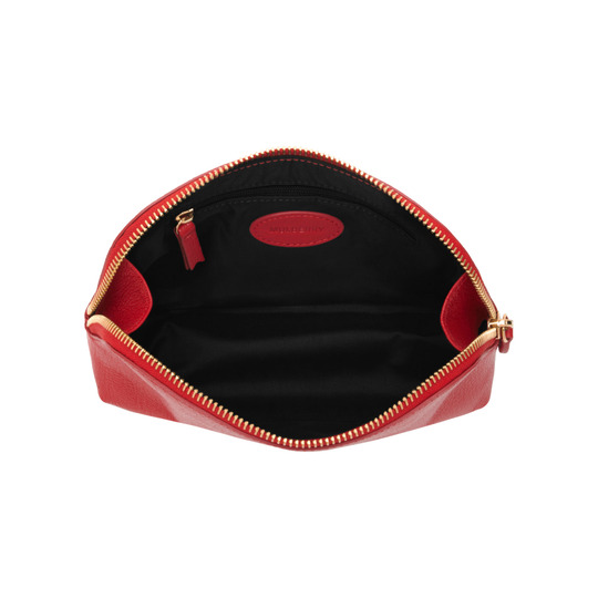 Mulberry Make Up Case Bright Red Shiny Goat - Click Image to Close