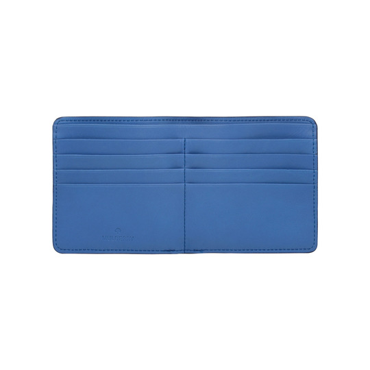 Mulberry 8 Card Wallet Bright Blue Soft Tan - Click Image to Close