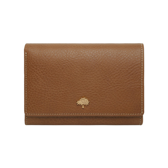 Mulberry Tree French Purse Oak Natural Leather - Click Image to Close
