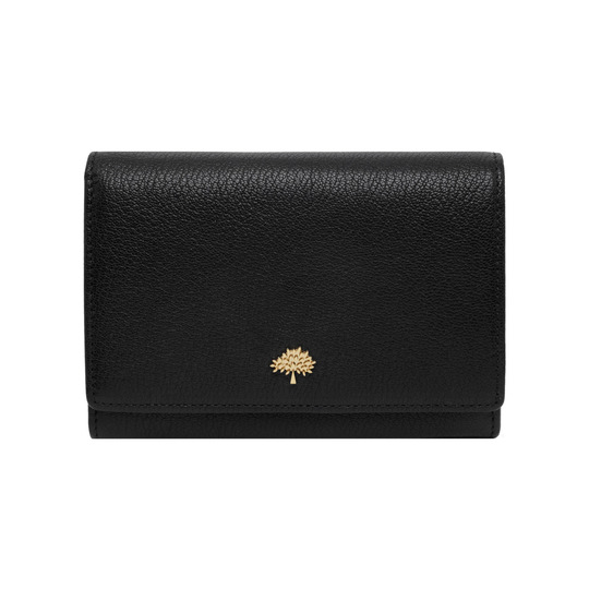 Mulberry Tree French Purse Black Glossy Goat £275 - Click Image to Close