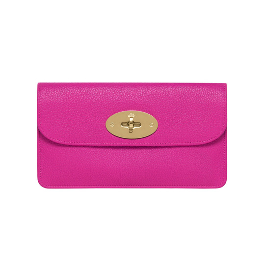 Mulberry Long Locked Purse Mulberry Pink Glossy Goat - Click Image to Close