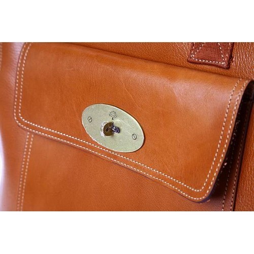 Mulberry 7467 Tote Pebbled Leather Bag Oak - Click Image to Close