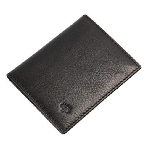 Mulberry 8 Slots Natural Leathers Passport Cover Black - Click Image to Close
