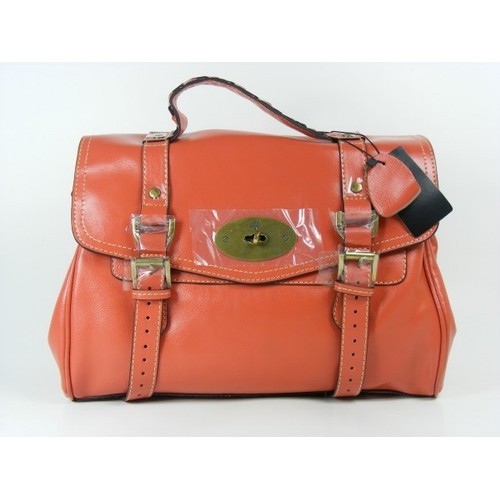 Mulberry Alexa Bag Leather Orange - Click Image to Close