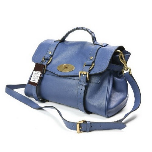 Mulberry Alexa Bag Soft Buffalo Blue - Click Image to Close