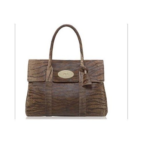 Mulberry Bayswater Bengal Tiger Haircalf Oak - Click Image to Close