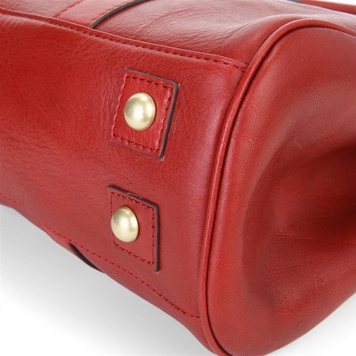 Mulberry Bayswater Natural Leather Red - Click Image to Close