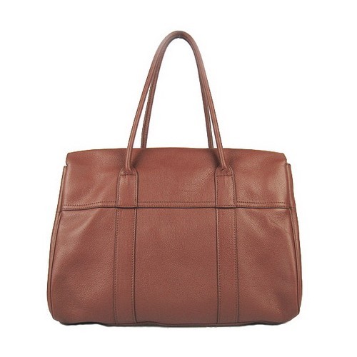 Mulberry Bayswater Natural Leather Red Brown - Click Image to Close