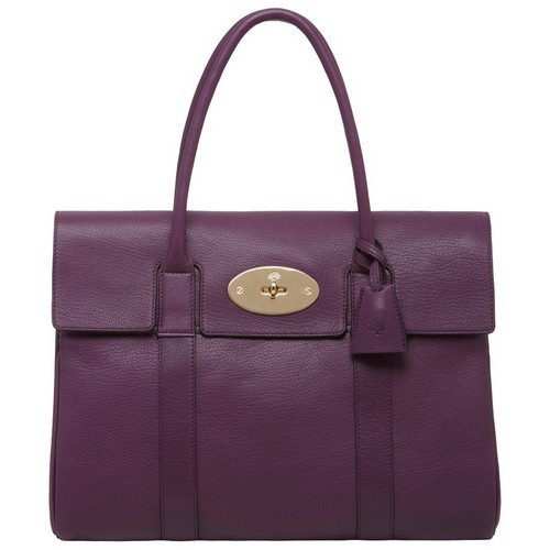Mulberry Bayswater Soft Leather Purple - Click Image to Close