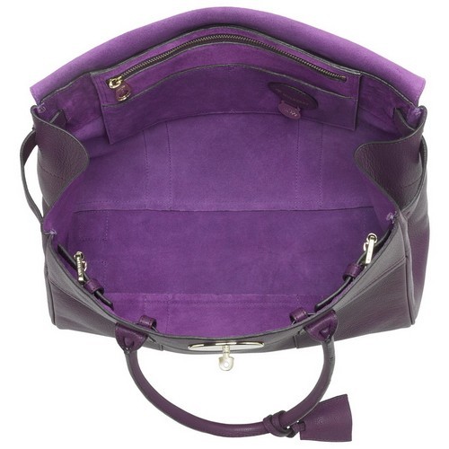 Mulberry Bayswater Soft Leather Purple - Click Image to Close