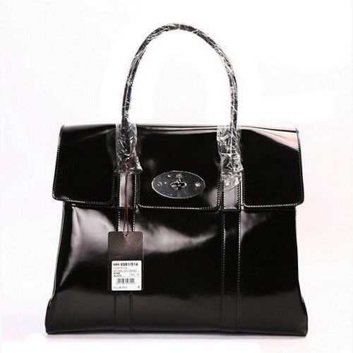 Mulberry Bayswater Wrinkle Paint Black - Click Image to Close