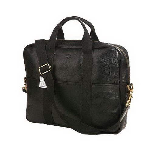 Mulberry Briecases Natural Leather Black - Click Image to Close