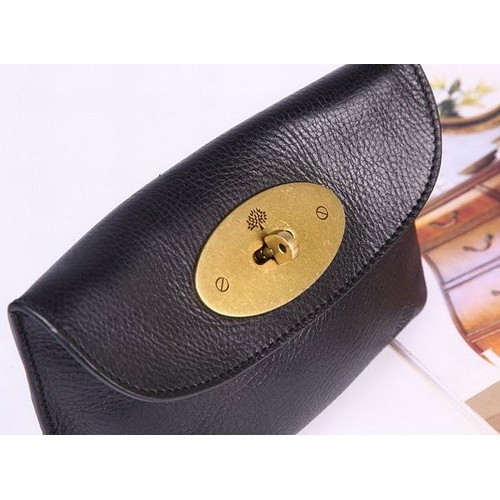 Mulberry Calfskin Clutch Bags 8587 Black - Click Image to Close