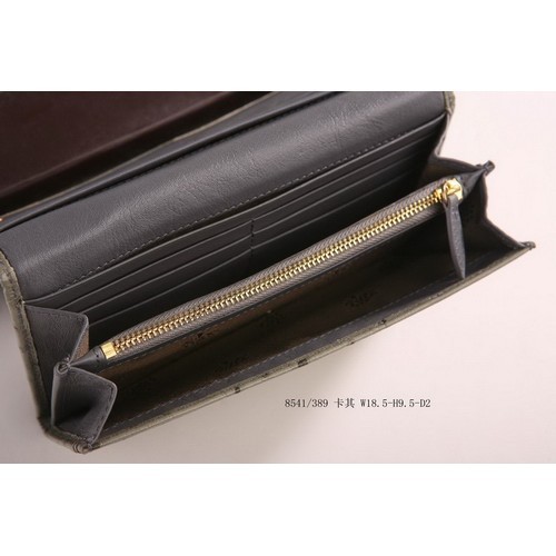 Mulberry Continental Ostrich Leather Wallet 8541-342 Neutrals - Click Image to Close