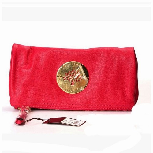 Mulberry Daria Clutch Soft Spongy Leather Red - Click Image to Close