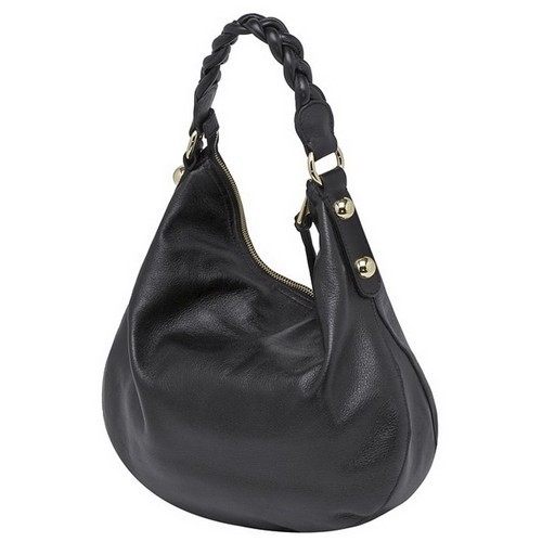 Mulberry Daria Medium Hobo Shoulder Bag Black - Click Image to Close