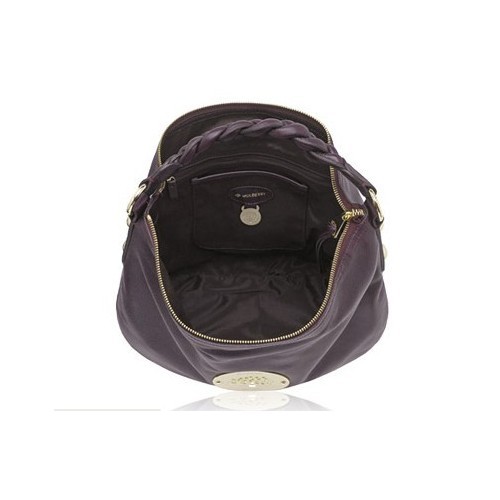 Mulberry Daria Medium Hobo Shoulder Bag Purple - Click Image to Close