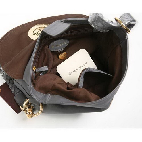 Mulberry Daria Satchel Shoulder Bag Grey - Click Image to Close