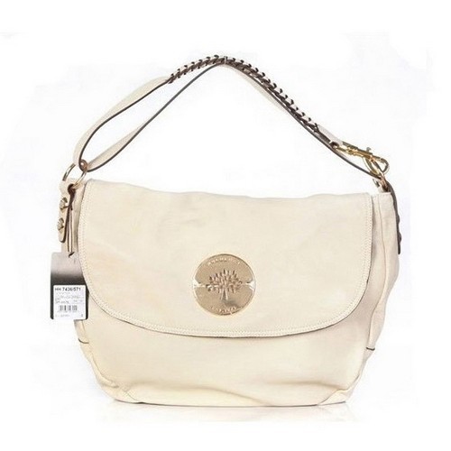 Mulberry Daria Satchel Shoulder Bag White - Click Image to Close