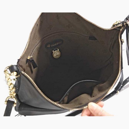 Mulberry Drew Messenger Bag Black - Click Image to Close