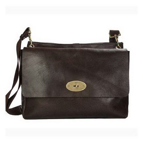 Mulberry East West Messenger Bag Chocolate - Click Image to Close