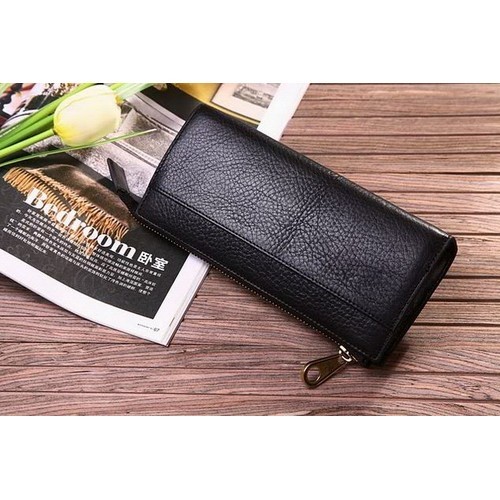 Mulberry Handbags Wallet Natural Leather 8405-342 Black - Click Image to Close