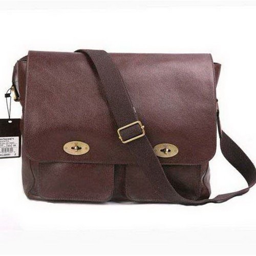 Mulberry Henry Messenger Bag Chocolate - Click Image to Close