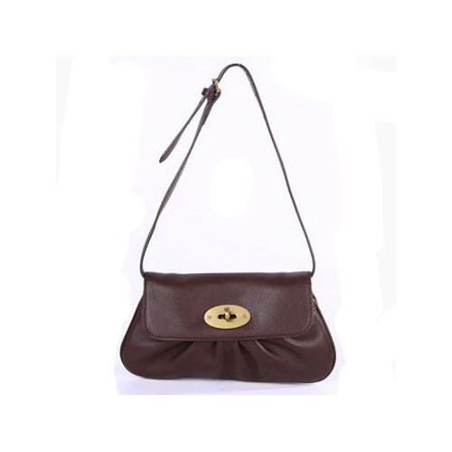 Mulberry Joelle Pochette Clutch Bag Chocolate - Click Image to Close
