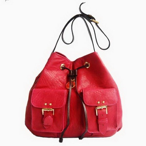 Mulberry Leah Shoulder Bags Red - Click Image to Close