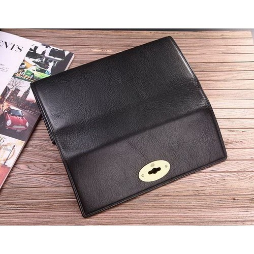 Mulberry Long Wallet Glazed Goat Leather Black 8253-342 - Click Image to Close