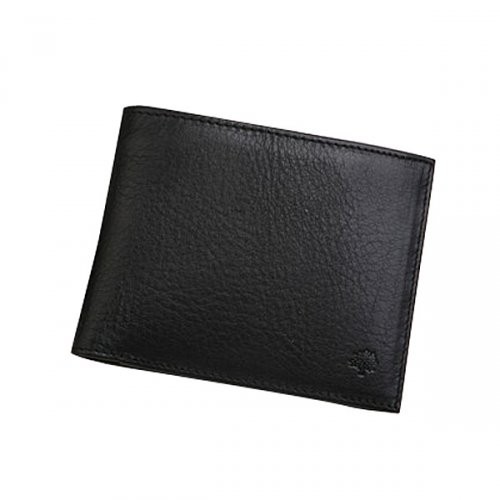 Mulberry Men Natural Leathers 12 Card Wallet Black - Click Image to Close