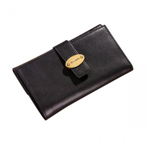 Mulberry Men Natural Leathers Card Wallet Black - Click Image to Close