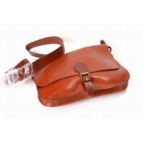 Mulberry Messenger Natural Leather Bag 7274-342 Oak - Click Image to Close