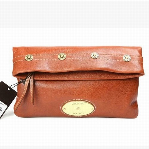 Mulberry Mitzy Clutch Soft Spongy Leather Oak - Click Image to Close
