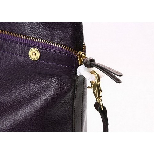 Mulberry Mitzy Tote Pebbled Leather Purple Bag 7333 - Click Image to Close