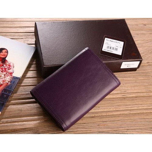 Mulberry Natural Soft Leather Wallet Purple 8463-571 - Click Image to Close