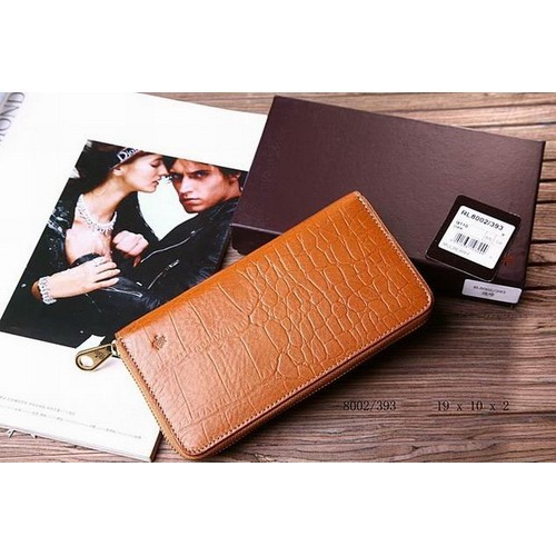 Mulberry Printed Leather Wallet Oak 8002-393 - Click Image to Close