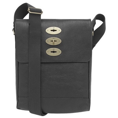 Mulberry Slim Brynmore Messenger Bag Black - Click Image to Close