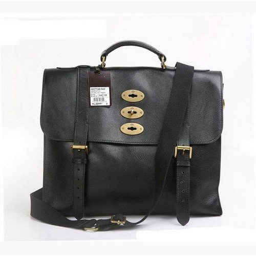 Mulberry Ted Messenger Bag Black - Click Image to Close