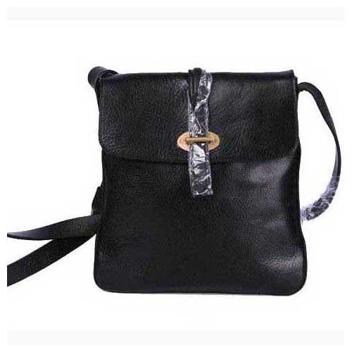 Mulberry Toby Messenger Bag Black - Click Image to Close