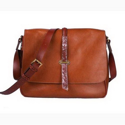 Mulberry Toby Messenger Bag Brown - Click Image to Close